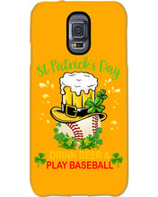 Load image into Gallery viewer, Baseball Drink Beer Day St Patrick's Day Gift For Baseball Lovers Phone case