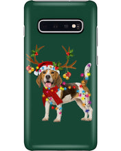 Load image into Gallery viewer, Beagle Gorgeous Reindeer Xmas Lights Gift For Dog Lovers Phone case