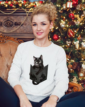 Load image into Gallery viewer, Cat In Your Front Pocket Perfect Gift For Friends Who Loves Cat Sweatshirt