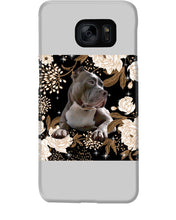 Load image into Gallery viewer, Gift For Dog Lovers Pitbull Bright Peonies Phone case