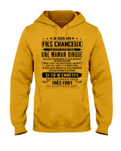 Load image into Gallery viewer, Je Suis Un Fils Chanceux Birthday Gift For Men Hoodie