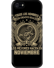 Load image into Gallery viewer, Los Mejores Nacen En Noviembre Gift For Men Phone case
