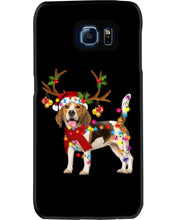Load image into Gallery viewer, Beagle Gorgeous Reindeer Xmas Lights Gift For Dog Lovers Phone case