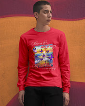 Load image into Gallery viewer, Butterfly Sunset On Beach Those We Love Don't Go Away Gift For Lover Unisex Long Sleeve