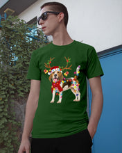 Load image into Gallery viewer, Beagle Gorgeous Reindeer Xmas Lights Gift For Dog Lovers Guys Tee