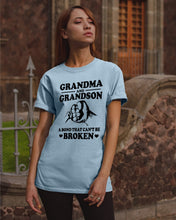 Load image into Gallery viewer, Grandma And Grandson A Bond That Can't Be Broken Custom Design Guys Tee