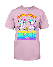 Load image into Gallery viewer, Camping Partners Because Going Crazy Alone Is Just Not As Much Fun Guys Tee