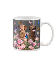 Load image into Gallery viewer, Gift For Dog LoversChesapeake Bay Retriever With Peonies Mug