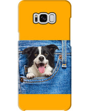 Load image into Gallery viewer, Border Collie In Denim Pocket Gift For Dog Lovers Phone case