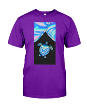 Load image into Gallery viewer, Magical Blue Turtle Pattern Gift For Turtle Lovers Guys Tee