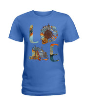 Load image into Gallery viewer, Love Trucker Simple Unique Custom Design For Personalized Job Gift Ladies Tee