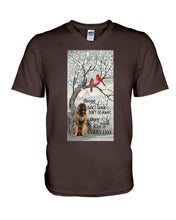 Load image into Gallery viewer, Labrador Retriever Walks Beside Us Everyday Unique Custom Design Guys V-Neck