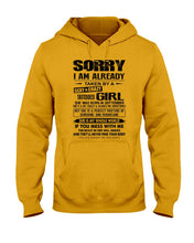 Load image into Gallery viewer, I'm Already Taken By September Sexy And Crazy Girl For Birthday Gift Hoodie