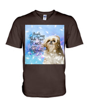 Load image into Gallery viewer, Angels And Shih Tzu Are Not Different Gift For Dog Lovers Guys V-Neck