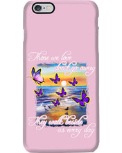 Load image into Gallery viewer, Butterfly Sunset On Beach Those We Love Don't Go Away Gift For Lover Phone case