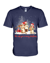 Load image into Gallery viewer, Cats We Wish You A Merry Christmas Gift For Cat Lovers Guys V-Neck