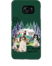 Load image into Gallery viewer, Cavalier King It's Who You Travel With Gift For Dog Lovers Phone case