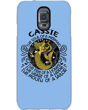 Load image into Gallery viewer, Gift For Cassie Girl The Soul Of A Mermaid Phone case