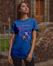 Load image into Gallery viewer, Hummingbirds Heart Shaped I Am A Simple Woman Gift For Mom Guys Tee