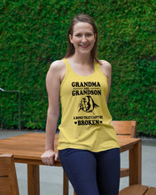 Load image into Gallery viewer, Grandma And Grandson A Bond That Can't Be Broken Custom Design Ladies Flowy Tank