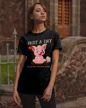 Load image into Gallery viewer, Fart A Day Keep The Doctor Away Gift For Pig Lovers Guys Tee