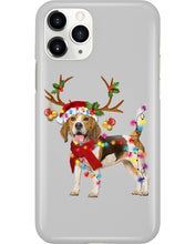 Load image into Gallery viewer, Beagle Gorgeous Reindeer Xmas Lights Gift For Dog Lovers Phone case