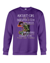 Load image into Gallery viewer, August Girl Daughter Of God Meaningful Gift For Women Sweatshirt