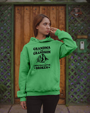 Load image into Gallery viewer, Grandma And Grandson A Bond That Can't Be Broken Custom Design Hoodie