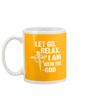 Load image into Gallery viewer, Let You Relax I Am With You Gray Background Mug