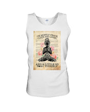 Load image into Gallery viewer, I'm Mostly Peace Love And Light Yoga Gift For Yoga Lovers Unisex Tank Top