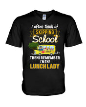 Load image into Gallery viewer, I Often Think Of Skipping School Gift For Kids Guys V-Neck