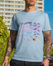 Load image into Gallery viewer, Butterflies When I Miss You I Just Have To Look Inside My Heart Gift For Lover Guys Tee