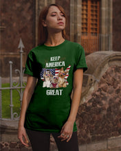 Load image into Gallery viewer, Keep America Great Yorkshire Terrier Gift For Dog Lovers Guys Tee