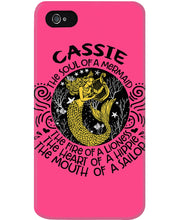Load image into Gallery viewer, Gift For Cassie Girl The Soul Of A Mermaid Phone case