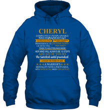 Load image into Gallery viewer, Cheryl Custom Name Gift A Warrior's Mentality With A Poet's Soul Hoodie