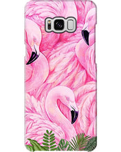 Load image into Gallery viewer, Beautiful Flamingo And Feather Gift For Flamingo Lovers Phone case