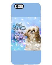 Load image into Gallery viewer, Angels And Shih Tzu Are Not Different Gift For Dog Lovers Phone case
