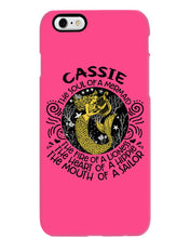 Load image into Gallery viewer, Gift For Cassie Girl The Soul Of A Mermaid Phone case