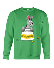 Load image into Gallery viewer, Funny Donkey Anti Depressant Meaning Gift For Women Sweatshirt