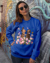 Load image into Gallery viewer, Gift For Dog LoversChesapeake Bay Retriever With Peonies Sweatshirt