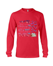 Load image into Gallery viewer, Butterflies When I Miss You I Just Have To Look Inside My Heart Gift For Lover Unisex Long Sleeve