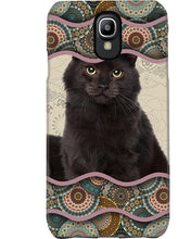 Load image into Gallery viewer, Lovely Phone Case Cute Black Cat Boho Pattern Gift For Cat Lovers Phone case