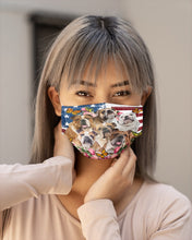 Load image into Gallery viewer, Bull Dogs USA Flag And Butterfly Pattern Gift For Dog Lovers Cloth Face Mask