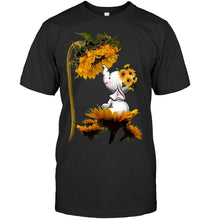 Load image into Gallery viewer, Elephant Sunflower Special Custom Design For Cute Girls Guys Tee