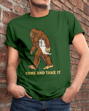 Load image into Gallery viewer, Bigfoot Come And Take It Simple Custom Design Guys Tee