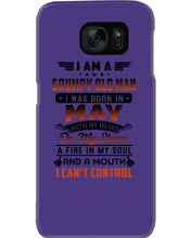 Load image into Gallery viewer, I'm A Grumpy Old Man I Was Born In May With My Heart Phone case