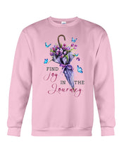 Load image into Gallery viewer, Butterflies Find Joy In The Journey Gift For Daughter Sweatshirt
