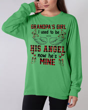 Load image into Gallery viewer, Grandpa's Girl I Used To Be His Angel Gift For Men Unisex Long Sleeve