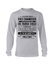 Load image into Gallery viewer, Je Suis Un Fils Chanceux Birthday Gift For Men Unisex Long Sleeve