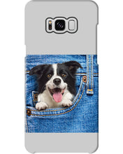 Load image into Gallery viewer, Border Collie In Denim Pocket Gift For Dog Lovers Phone case